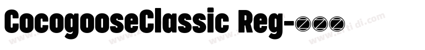 CocogooseClassic Reg字体转换
